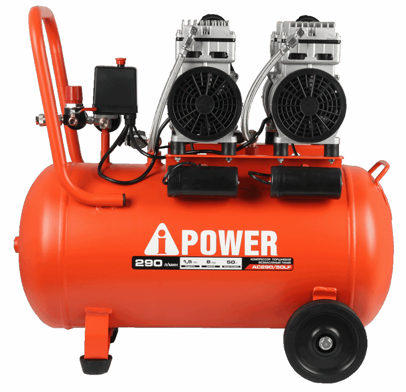 Компрессор поршневой безмасляный AC290/50LF